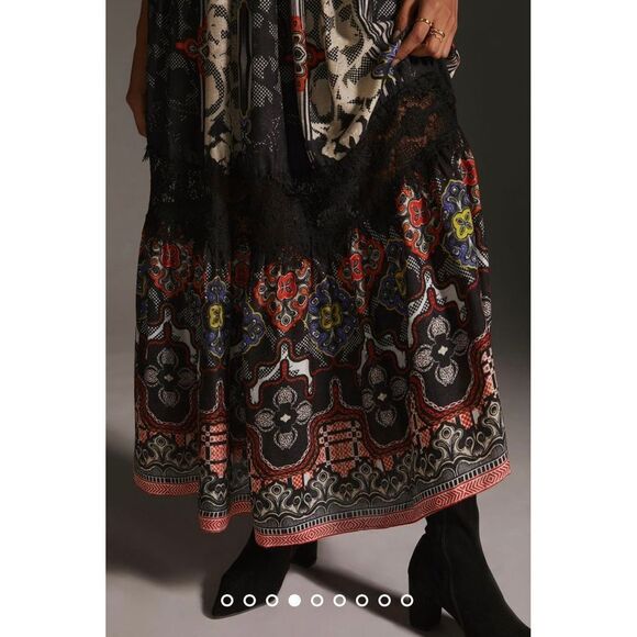 Anthropologie x Bhanuni by Jyoti Tiered Dress Size 4 - Picture 5 of 8